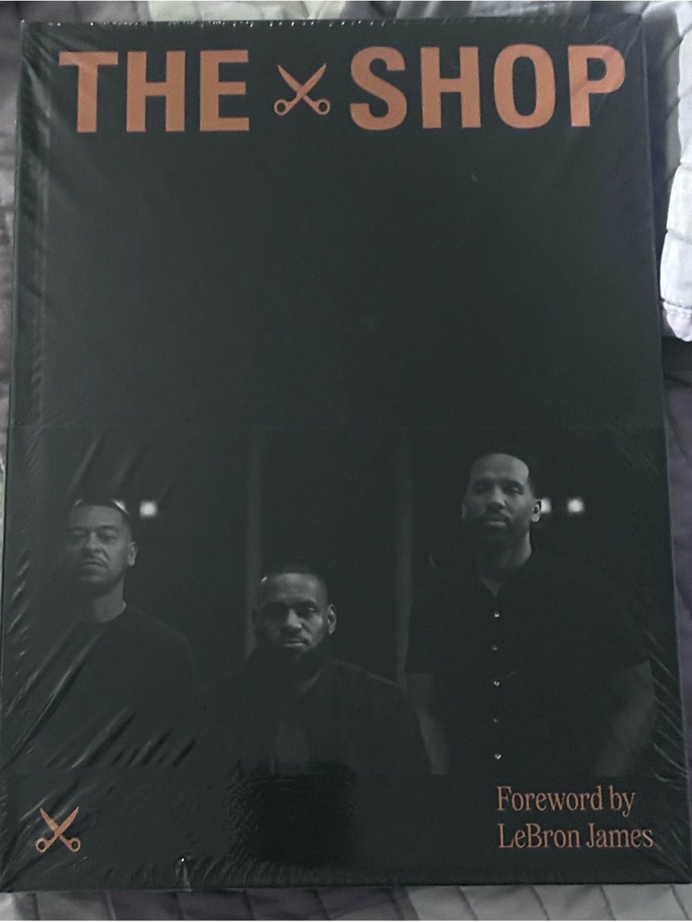 THE SHOP Hardcover Book with Foreword by LeBron James - Black & Copper